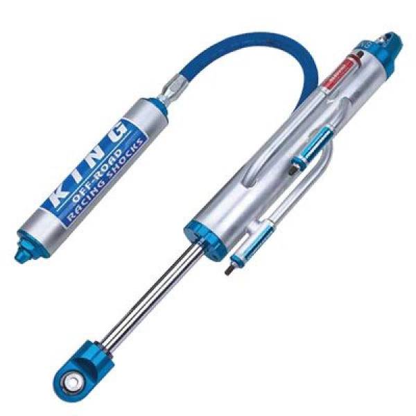 King Shocks - King Shocks 3.0 Pure Race Smooth Body Shocks Smoothie With Hose Remote Reservoir 1" Shaft 8In Stroke - Rs3008-Ss