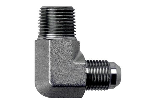 King Shocks - HOSE FITTING 90° Fitting 3/8 Npt to -6AN H19016