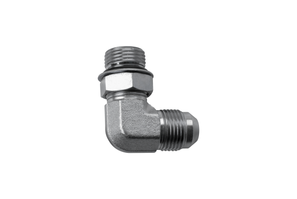 King Shocks - HOSE FITTING 90° Fitting -8 An to -8 O-ring Boss H19006