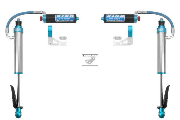 King Shocks - 25001-416A 2024+ Toyota Land Cruiser 250/Lexus GX550 2.5 Rear Shocks