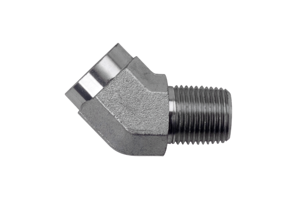 King Shocks - HOSE FITTING 45 DEG 1/2 (F)NPT to 1/2 NPT H14001