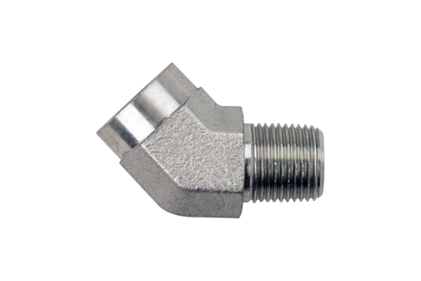 King Shocks - HOSE FITTING 45 DEG 3/8 (F)NPT to 3/8 NPT H14003