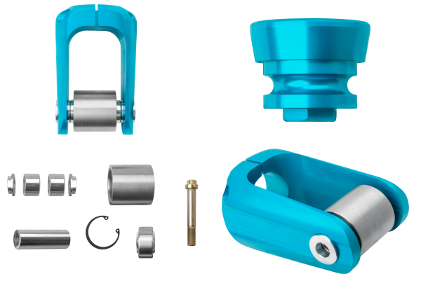 King Shocks - 3.0 RS Clevis Assy 1.000 Shaft W/ Bump Plate 30057-101