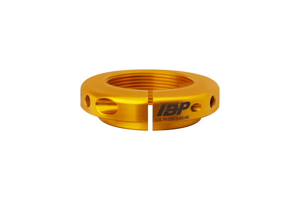 King Shocks - 2.5 PR Spring Adjusting Nut Gold Ano IBP Logo 25302-006